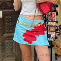 Elijah Floral Bodycon Skirt