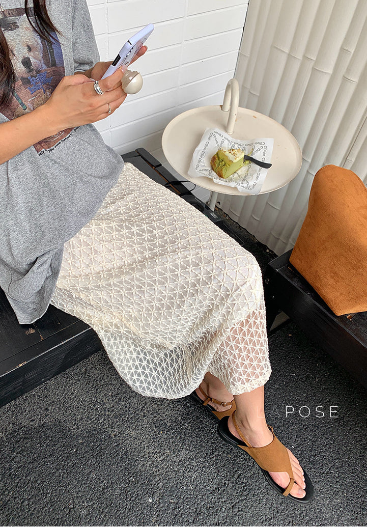 Elinor Lace Maxi Skirt [0YHRS4KV]