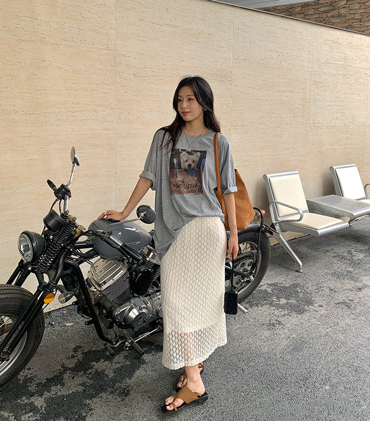 Elinor Lace Maxi Skirt [5TSG60H6]