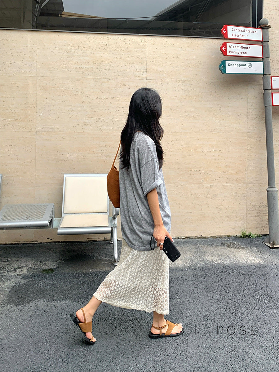 Elinor Lace Maxi Skirt [SH66YYRW]