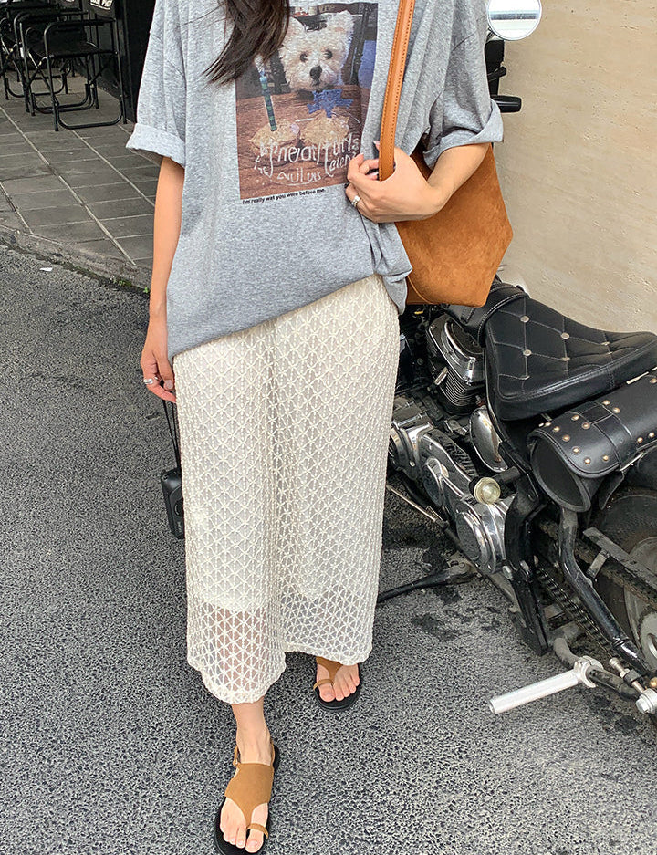 Elinor Lace Maxi Skirt [UO9MJI60]