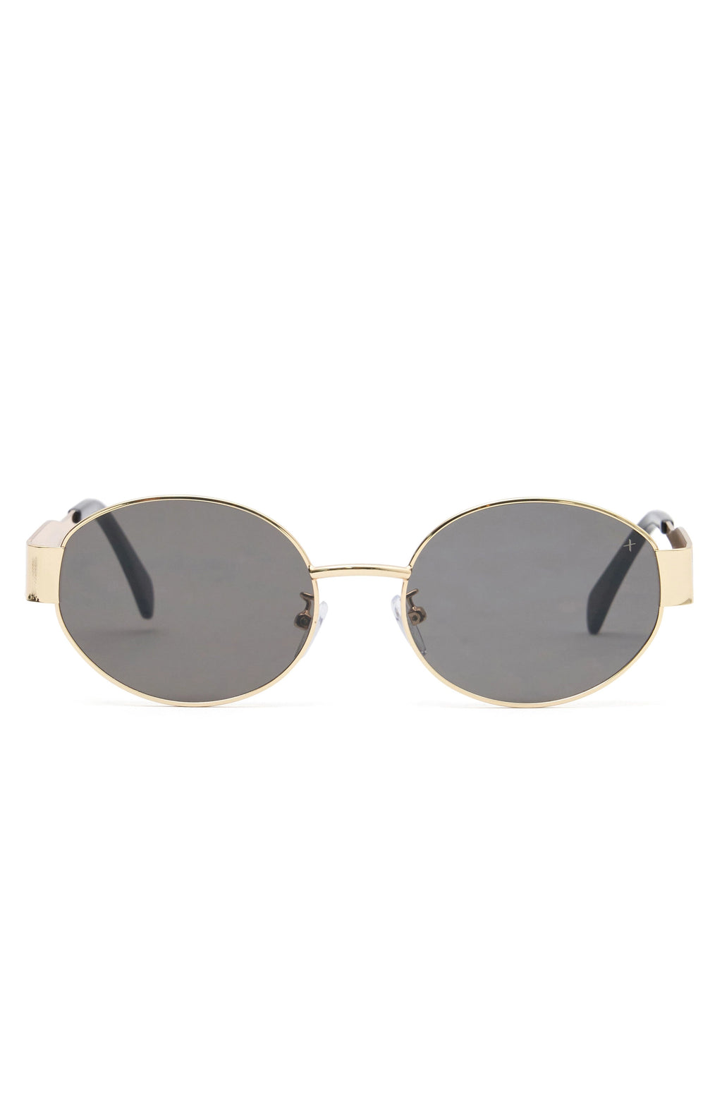 LaPose Eliot Oval Gold Sunglasses