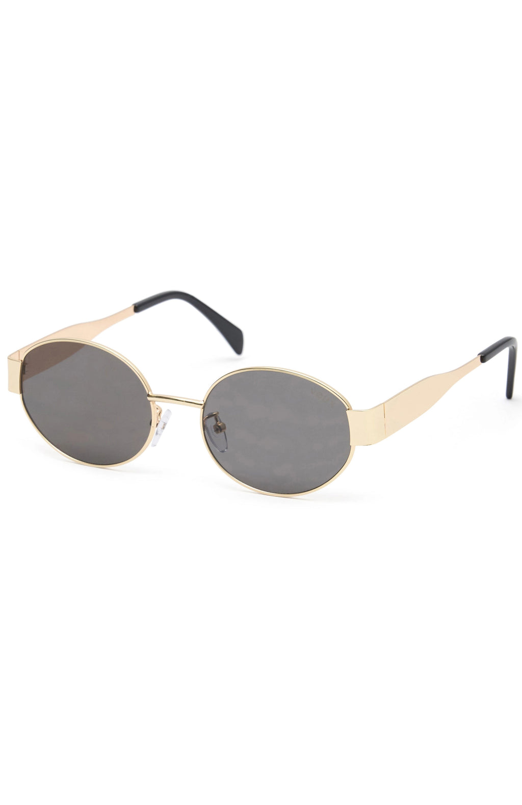 LaPose Eliot Oval Gold Sunglasses