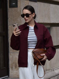 Eliza Collared Bomber Jacket [BW0QA62A]