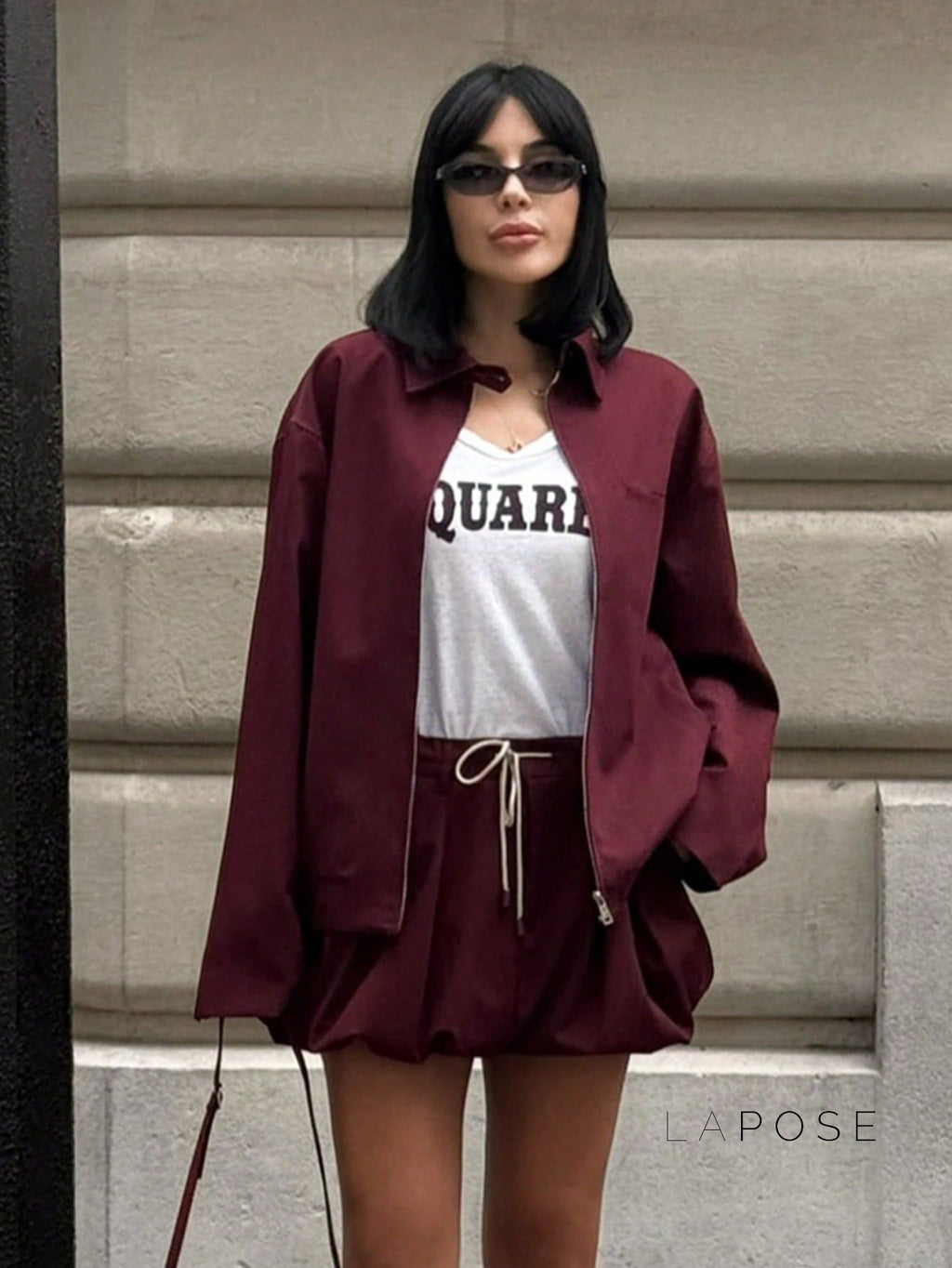 Eliza Collared Bomber Jacket [RTHPWXN2]