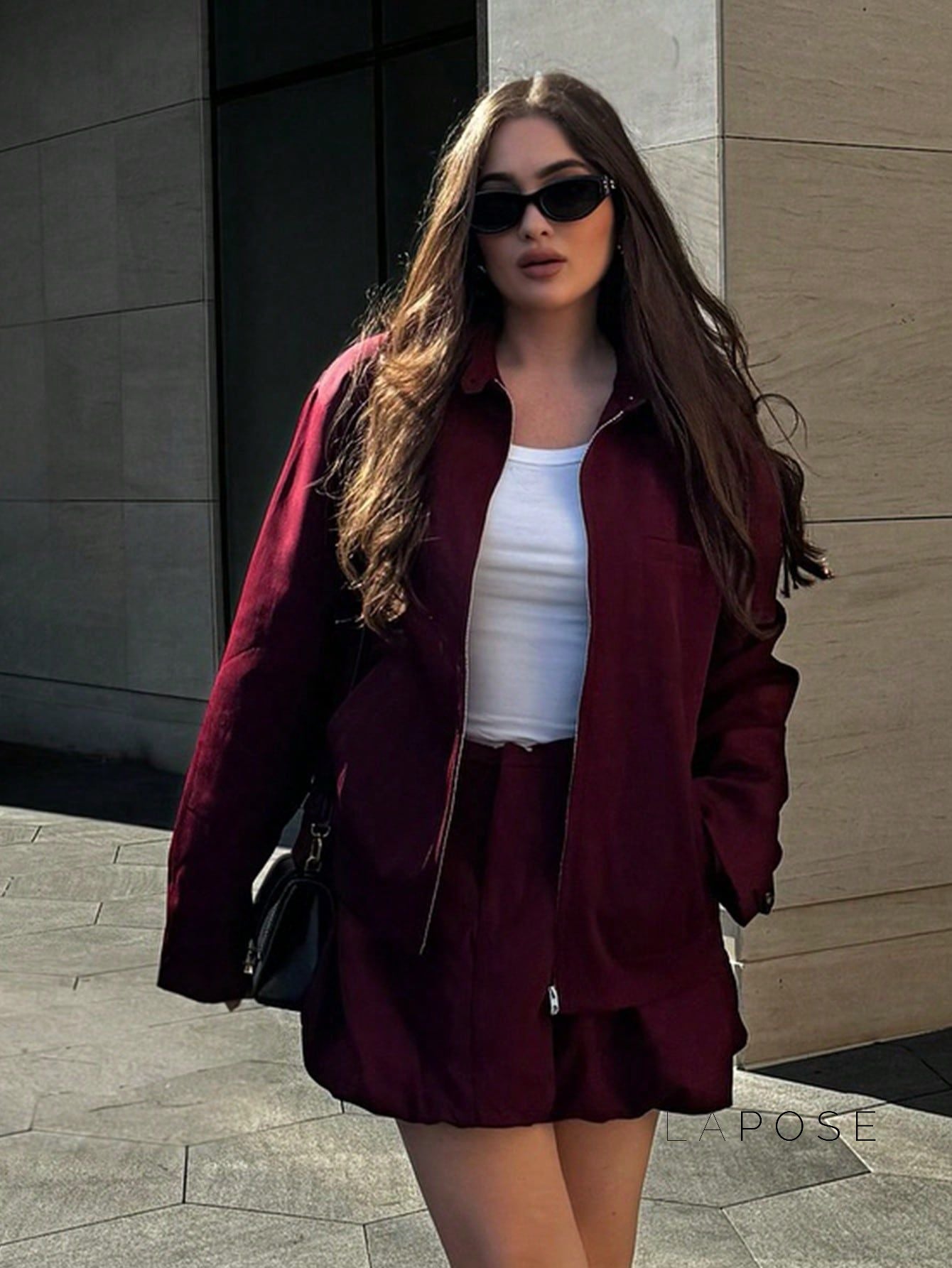 Eliza Collared Bomber Jacket [62BUAZYZ]
