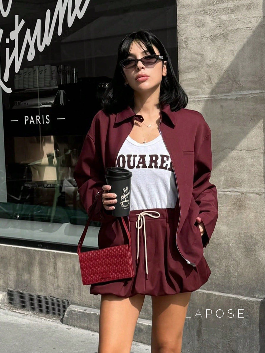 Eliza Collared Bomber Jacket [7GWTOEKL]