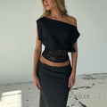 Elize Lace Off Shoulder Top [YKMTZD4W]
