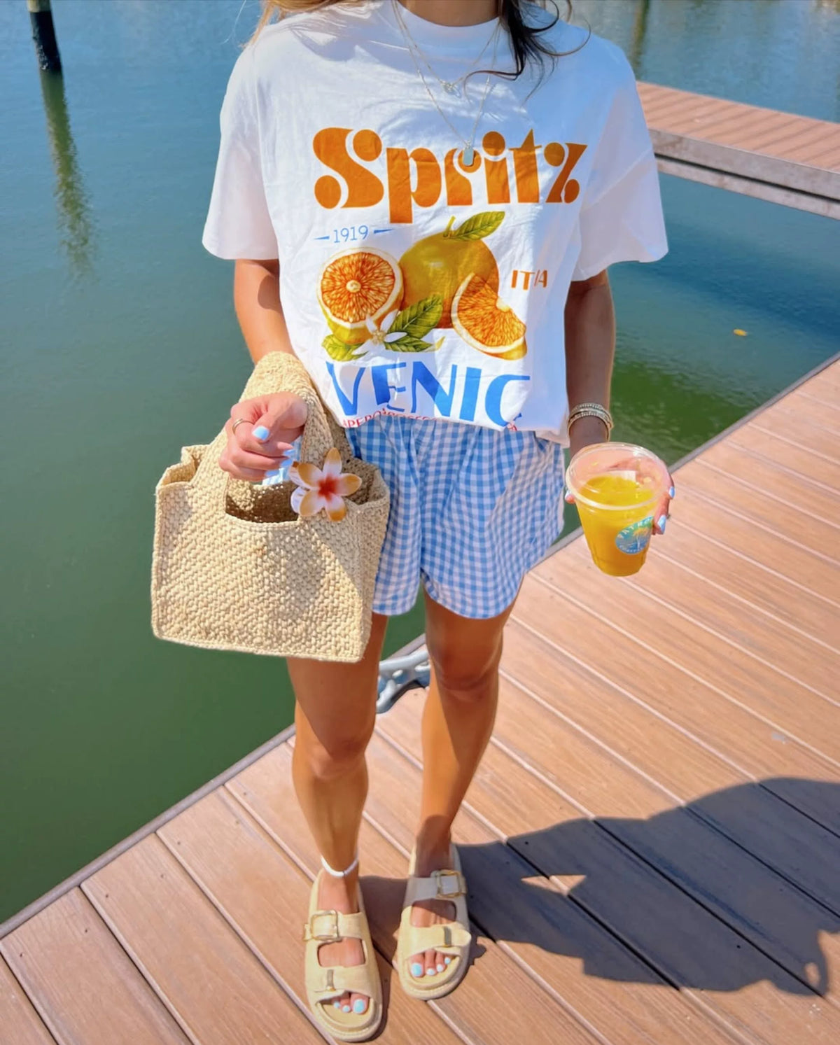 Ellena Retro Spritz Graphic T-Shirt