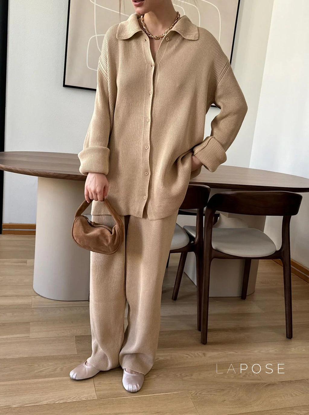 Elliana Lapel Lounge Set [FBLHXABL]