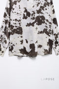 Ellinor Loose Animal Print Shirt [YLED4XIG]