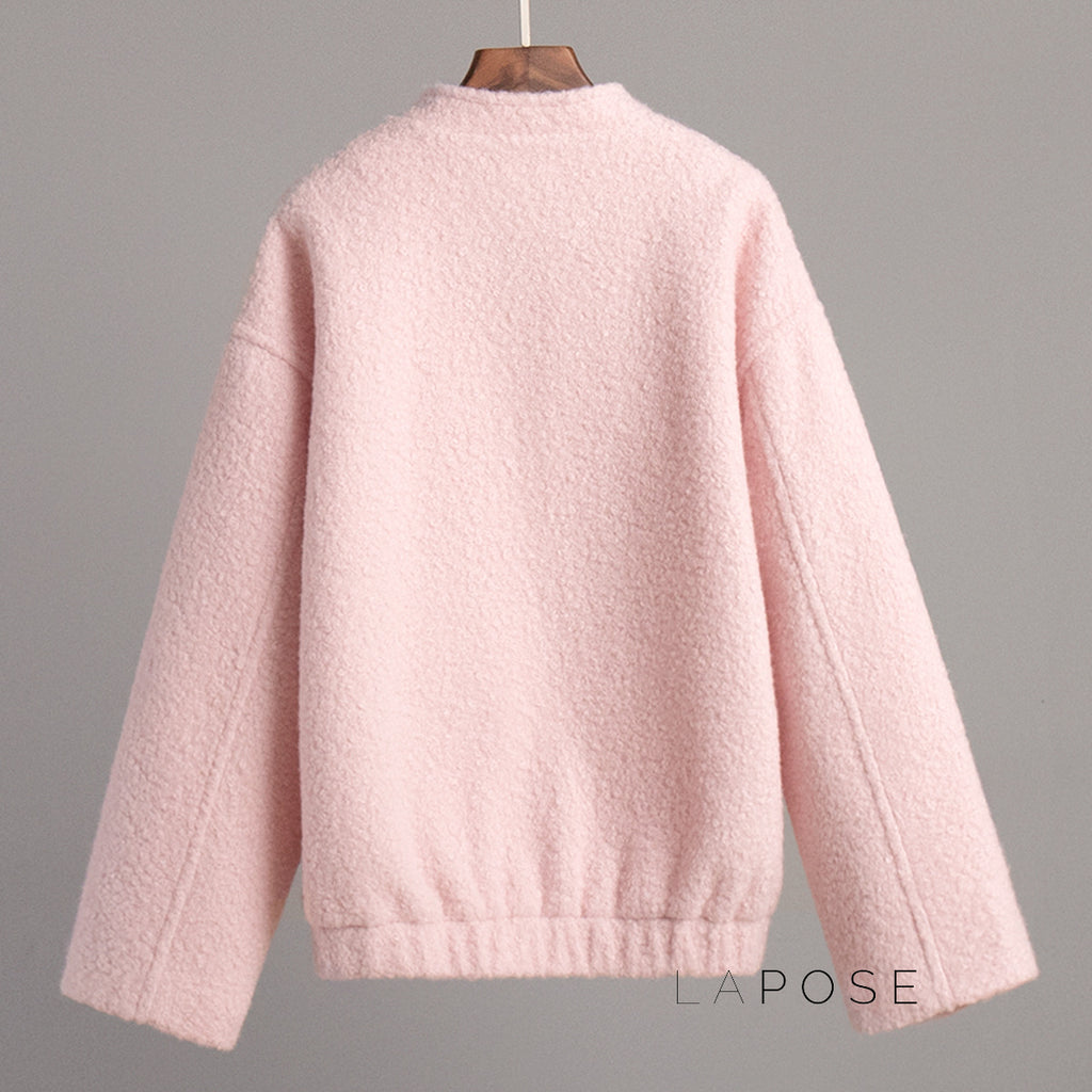 Ellisyn Pink Faux Fur Jacket [F9JXZ84L]