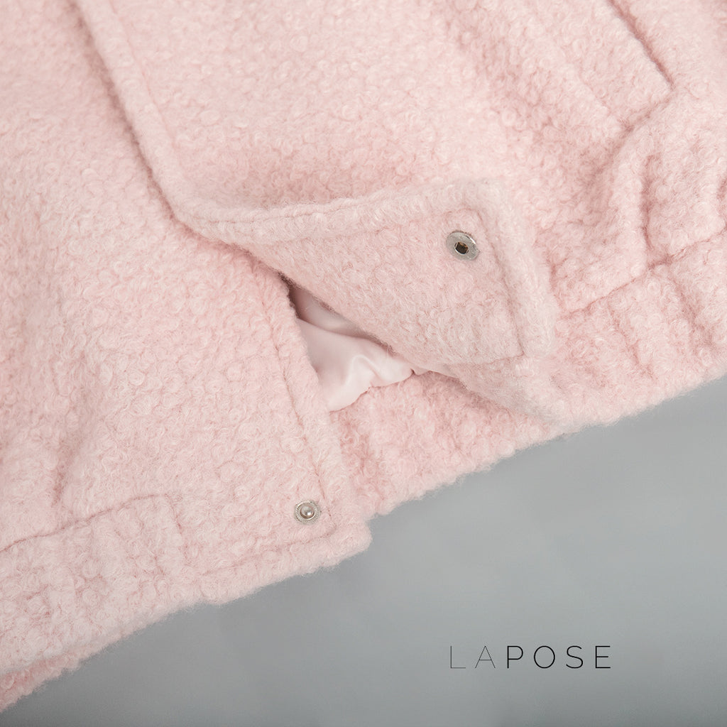 Ellisyn Pink Faux Fur Jacket [G0EJX6B4]