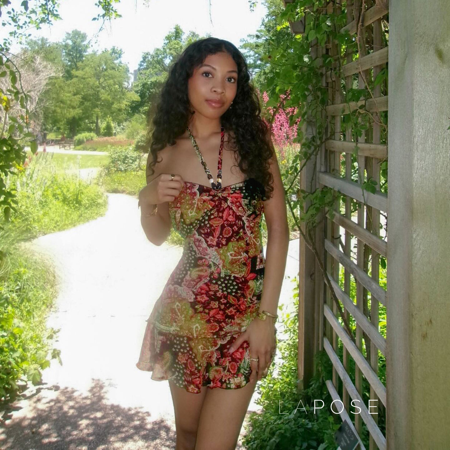 Elnora Printed Halter Mini Dress [52IKQNG4]