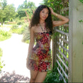 Elnora Printed Halter Mini Dress [IIBEY9F8]