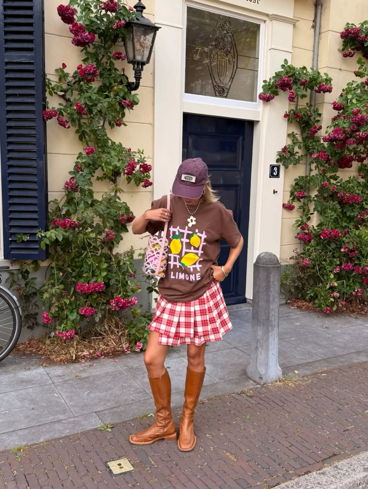Elodie Limone Graphic Oversized T-shirt