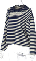 Elva Contrast Stripe Long Sleeve Top [SZTNEVJK]