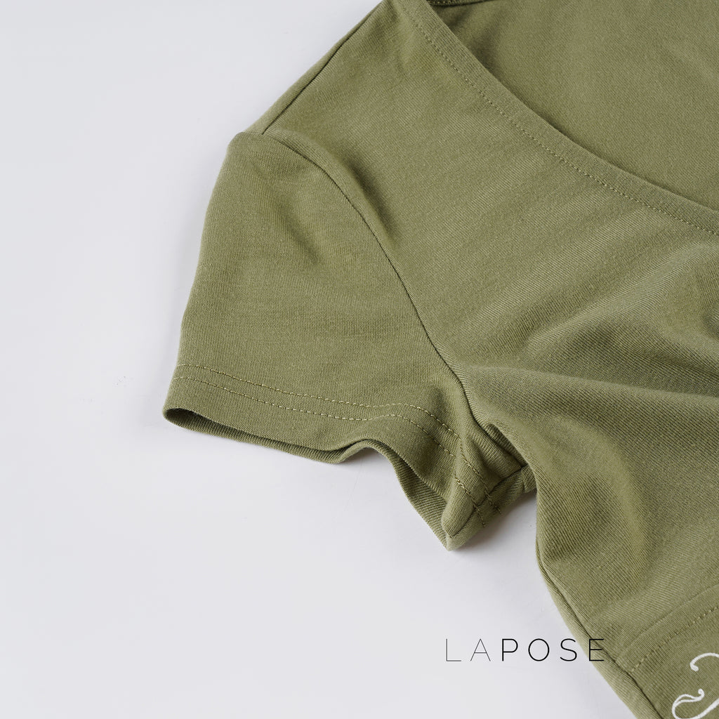 Elyzabeth Floral V-Neck Top [AJAPMHKL]