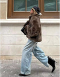 Eman Plush Faux Fur Jacket [OALUQG7A]