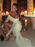 Emely Off-Shoulder Ruched Gown [4TV6XDJN]