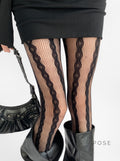 Emileigh Mesh Cable Tights [I6QPS9QG]