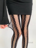 Emileigh Mesh Cable Tights [F1XQ7BZD]