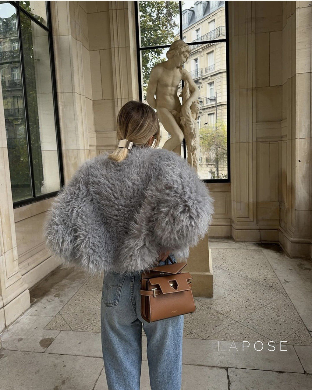 Emily Faux Fur Jacket [XQSPLLNE]