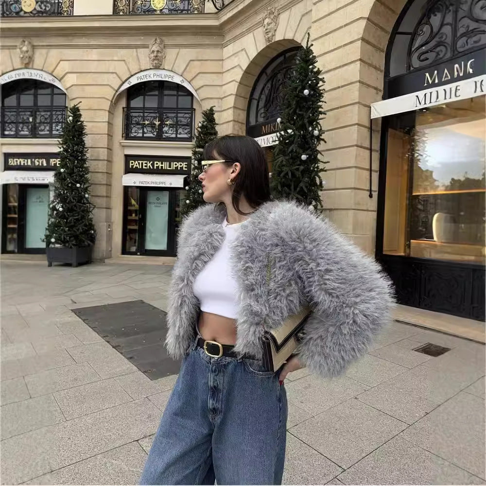 Emily Faux Fur Jacket [OC17KFFL]