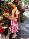 Emmarie Gingham A-Line Skirt [8PW2IYMX]