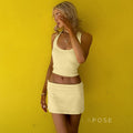 Emorie Square Neck Short Set [CI1YPNPS]