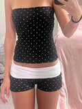 Emryn Polka Dot Short Set [VACHMR67]