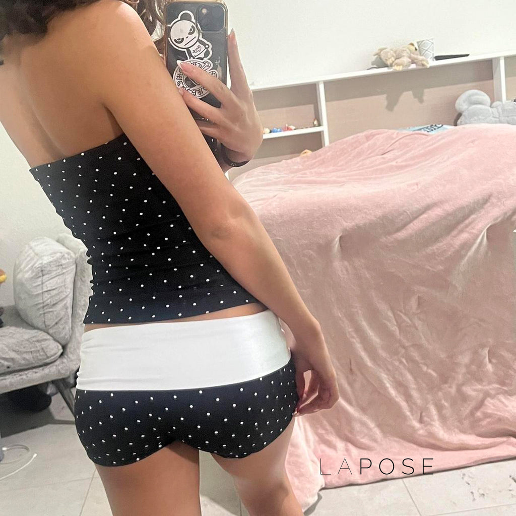 Emryn Polka Dot Short Set [82PX3G0U]