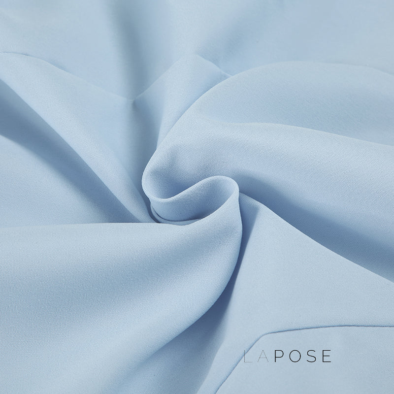 Esmee Pleated Button-Up Blouse