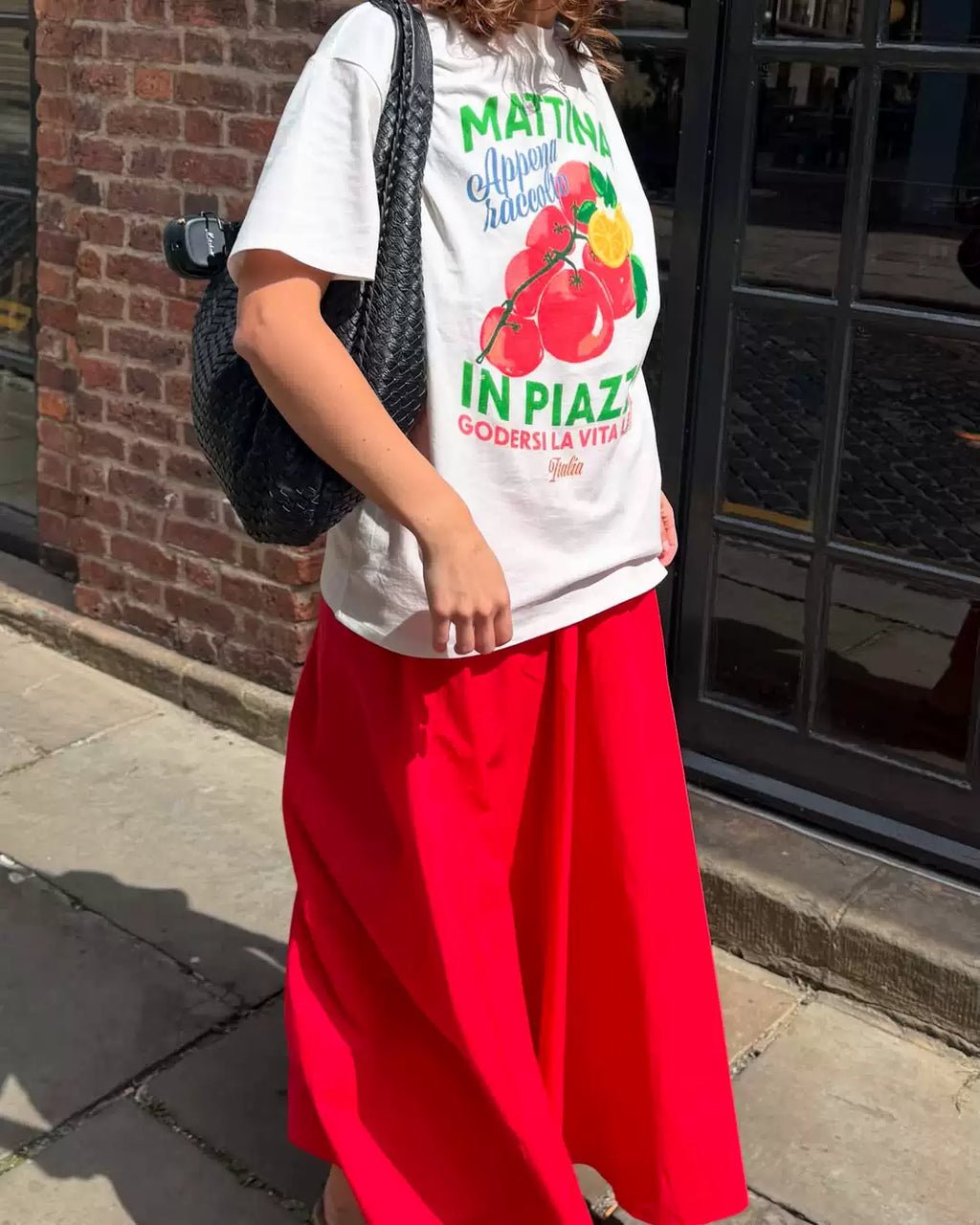 Evelin Retro Fruit Graphic T-Shirt