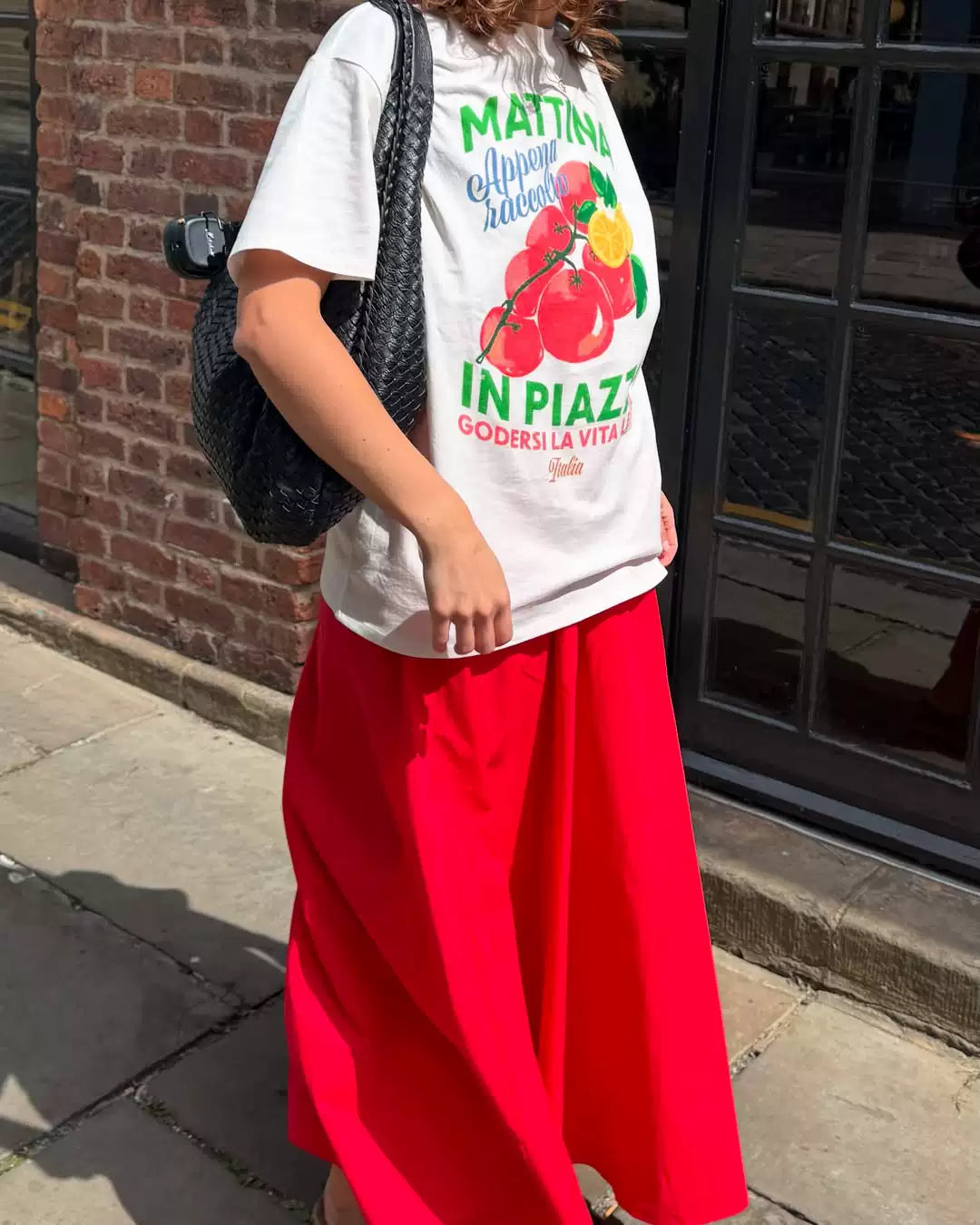 Evelin Retro Fruit Graphic T-Shirt