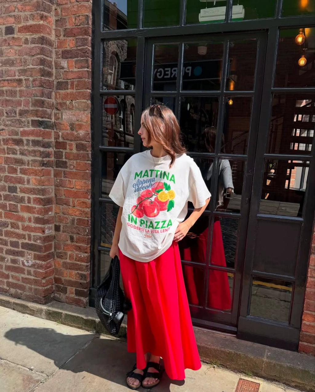 Evelin Retro Fruit Graphic T-Shirt
