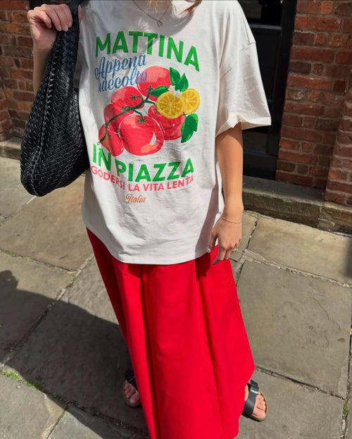 Evelin Retro Fruit Graphic T-Shirt