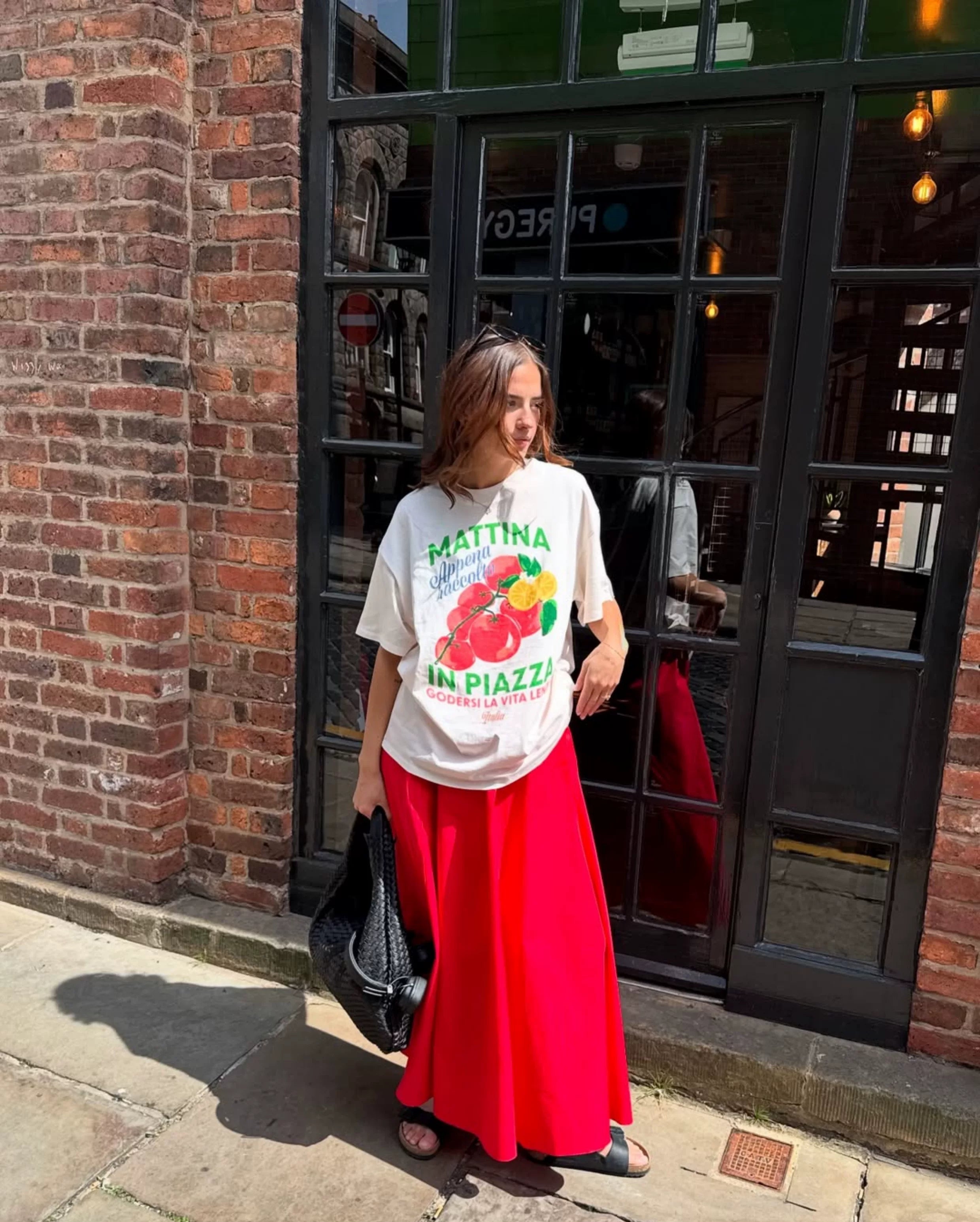 Evelin Retro Fruit Graphic T-Shirt