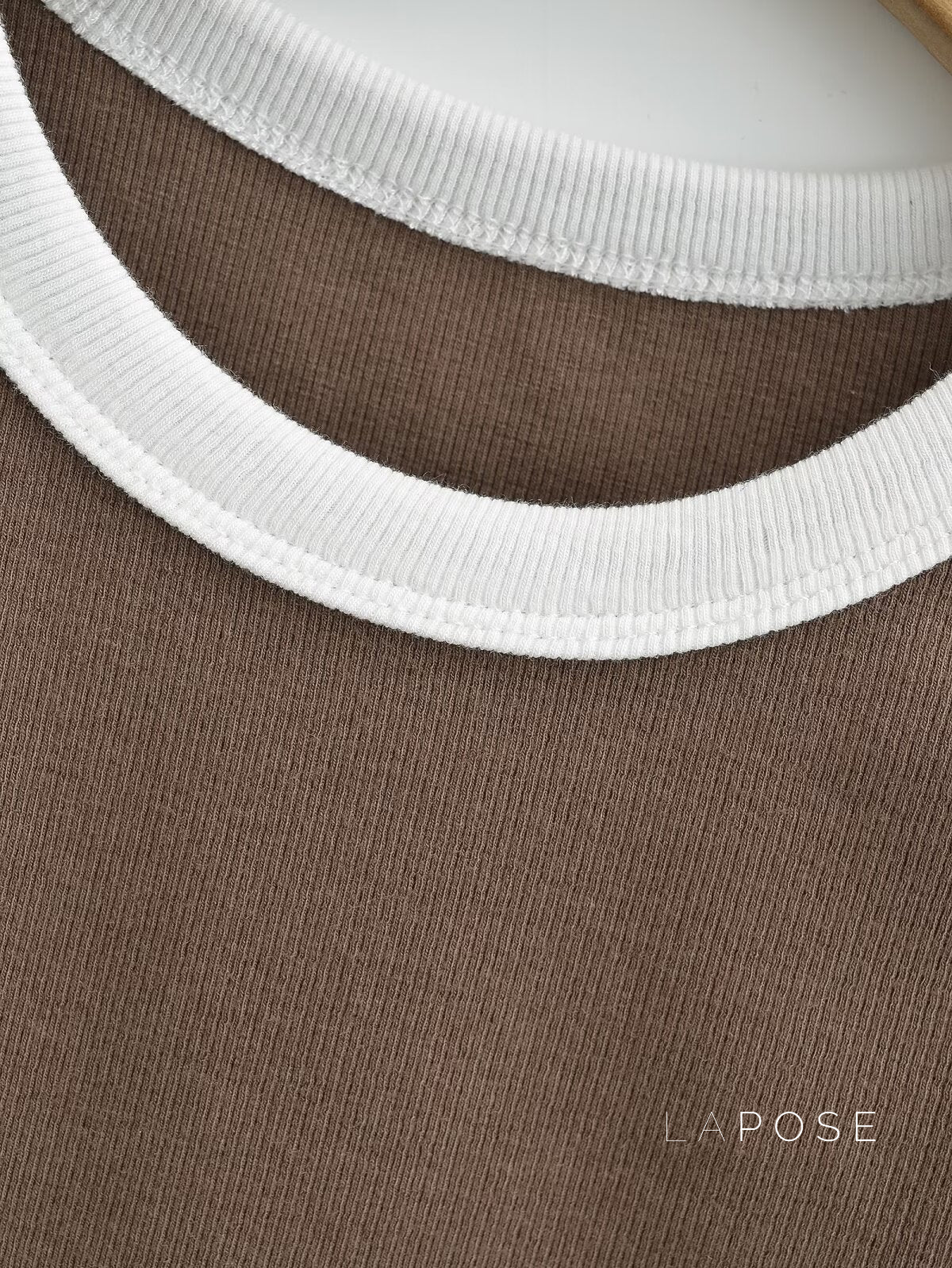 Evianna Ribbed Cropped Vest [BCCFS3YI]