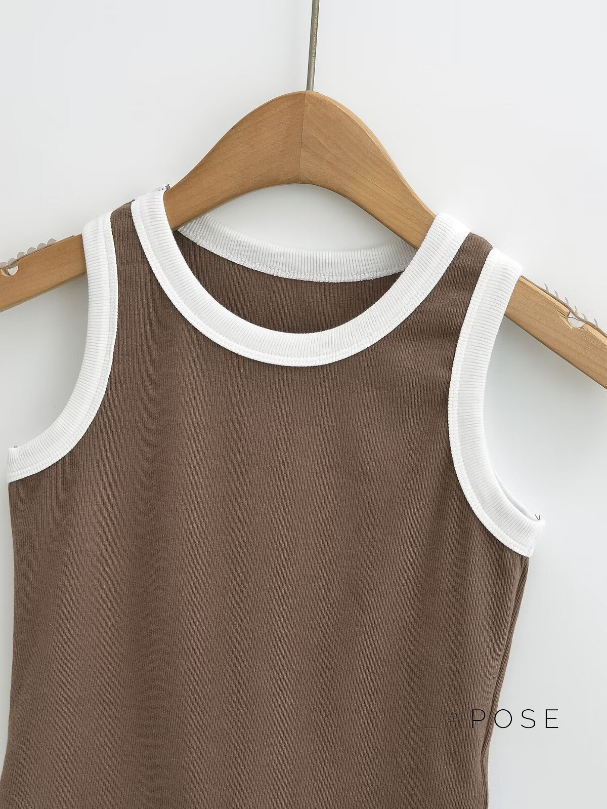 Evianna Ribbed Cropped Vest [C4SIBO2E]