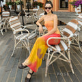 Evianna Strapless Printed Maxi Dress [ZHMITR29]