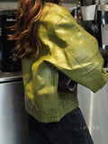 Evie Oversize Leather Jacket [RJWHV7WE]