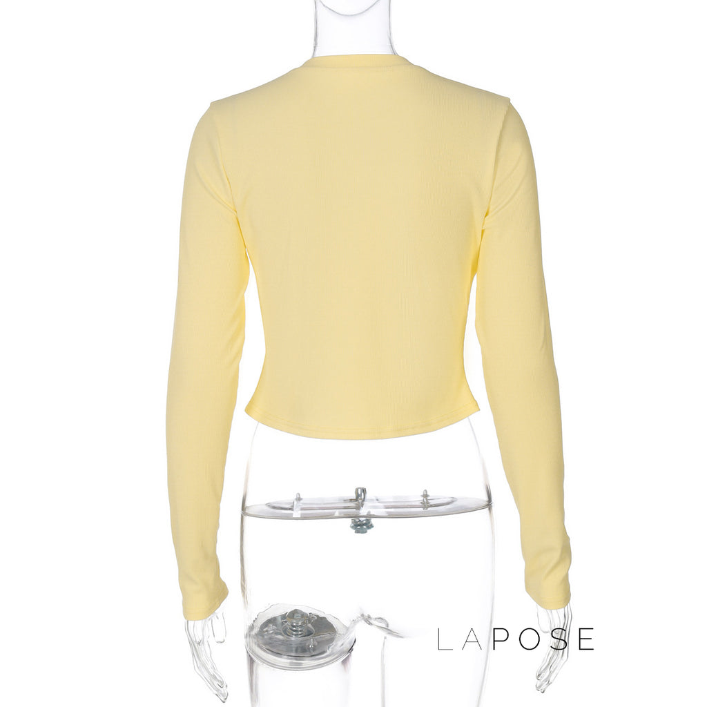 Fatimah Ribbed Button-Up Cardigan [MD1EHFSS]