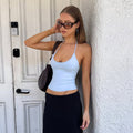 Fatoumata Backless Halter Top [Z2H3YDLE]
