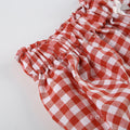 Fatoumata Bow Plaid Shorts [42L1W8V8]