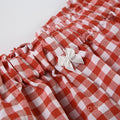 Fatoumata Bow Plaid Shorts [I8Y80CII]