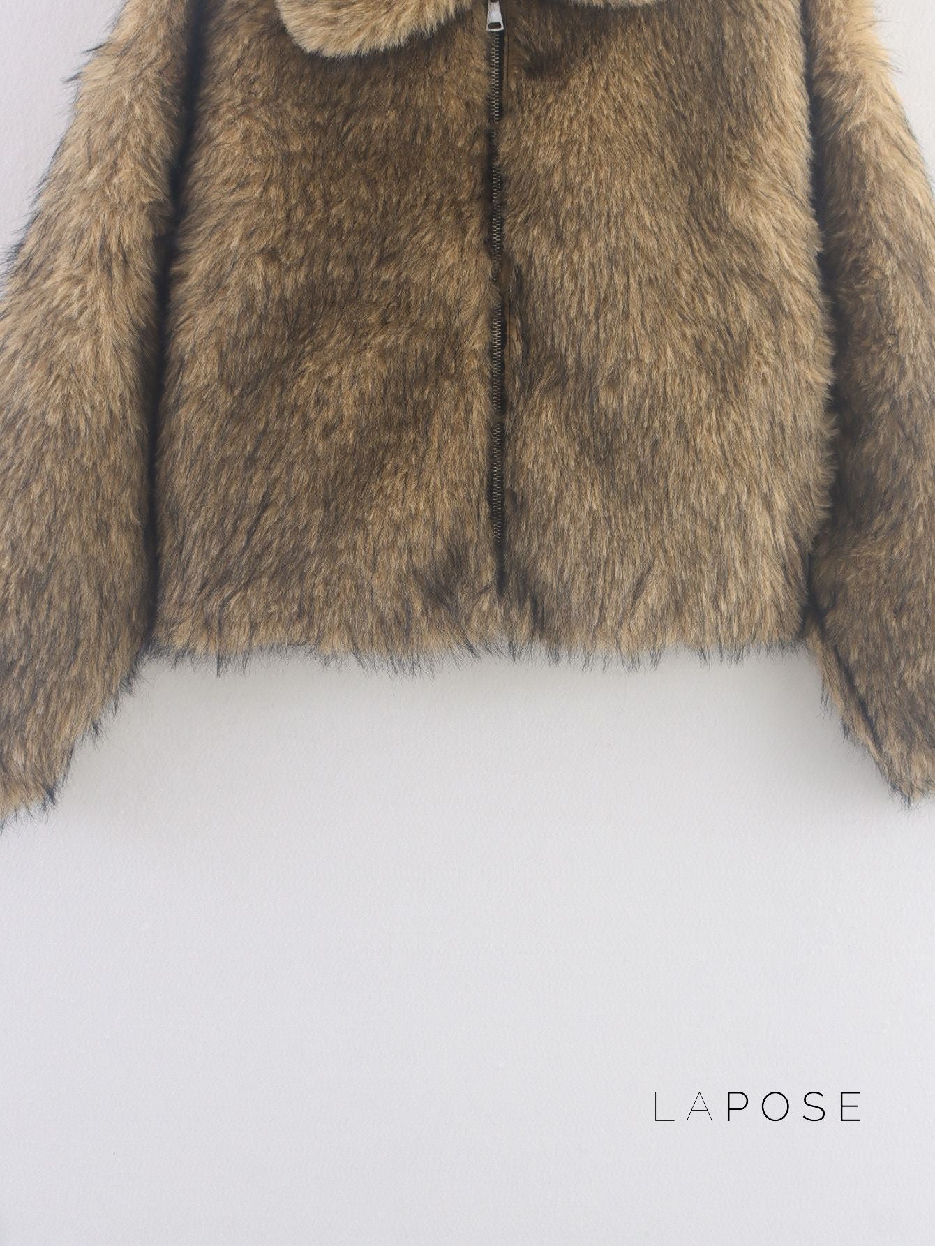 Fernanda Faux Shearling Bomber Jacket [MU9YB9Z5]