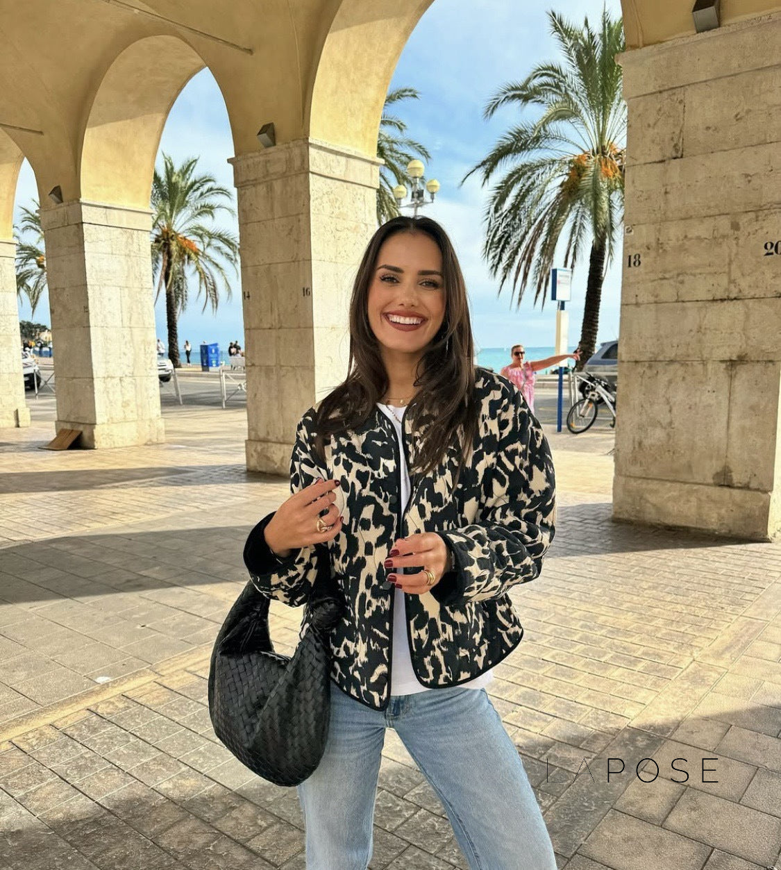 Forever Abstract Print Jacket [ICY9Z8O2]