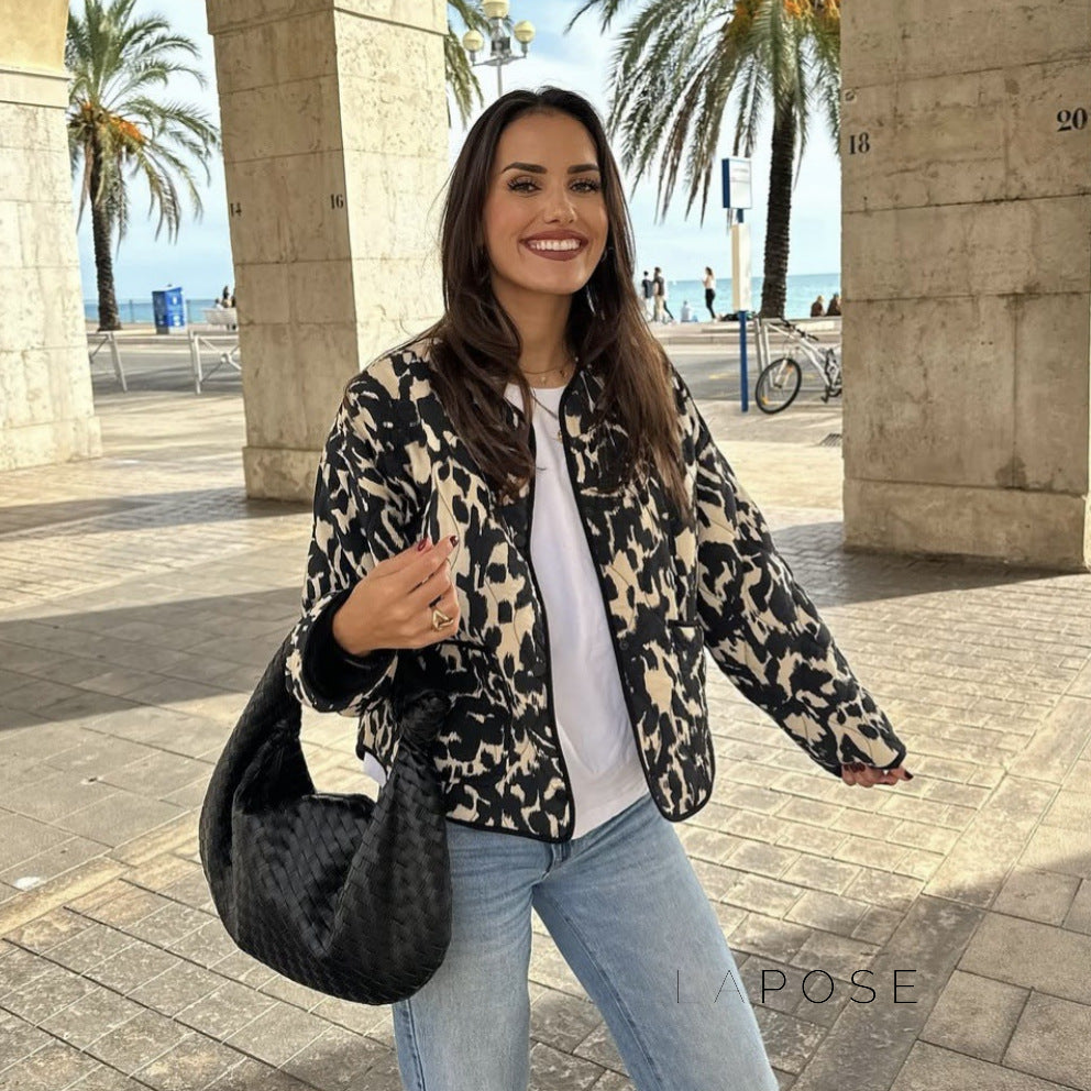 Forever Abstract Print Jacket [GG51L5I2]