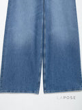 Freyja Denim Wide-Leg Pant Set [PJES54JD]